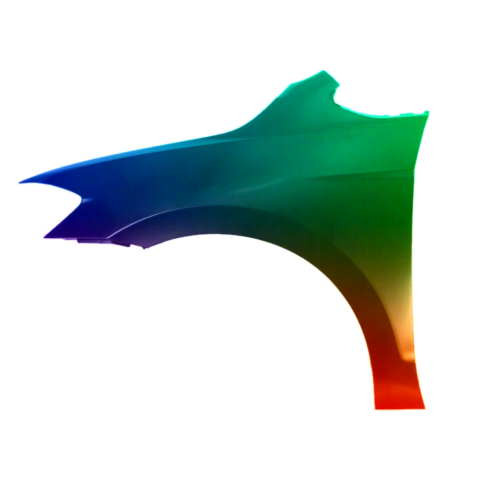 Parafango anteriore sinistro per VW Golf Sportsvan 14-20 verniciato nel colore desiderato