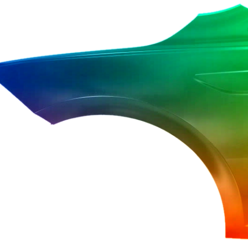 Parafango anteriore sinistro per VW Polo AW Dal 2017 verniciato nel colore desiderato