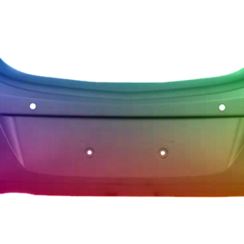 Paraurti posteriore Opel Corsa D 2006-2015 3D PDC verniciato nel colore desiderato