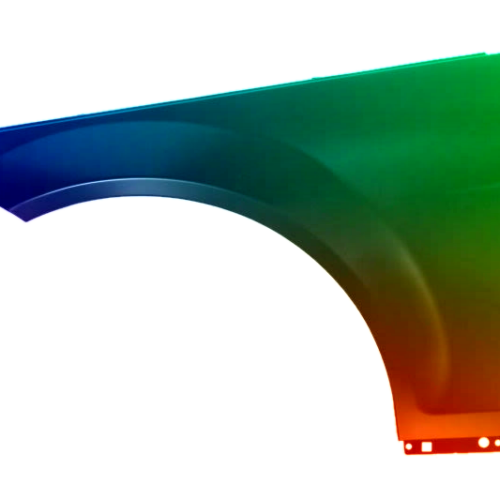 Parafango anteriore sinistro per Mercedes C W204 2007-2014 verniciato nel colore desiderato