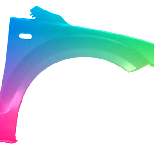 Parafango anteriore sinistro per Ford Focus MK2 2004-2008 Polar Silber Met. Nuovo verniciato