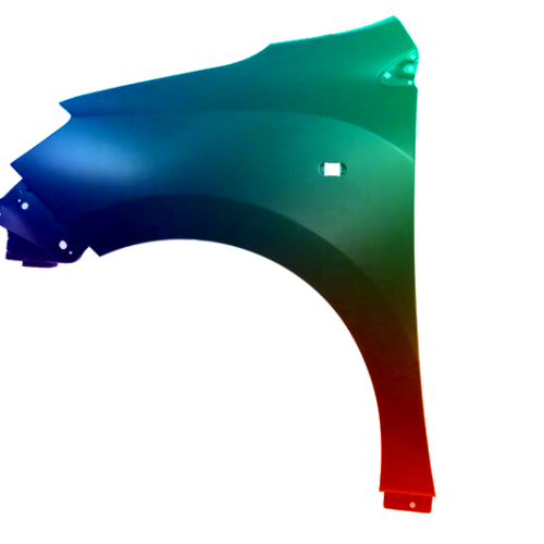 Parafango anteriore sinistro per Dacia Dokker dal 2012- verniciato nel colore desiderato