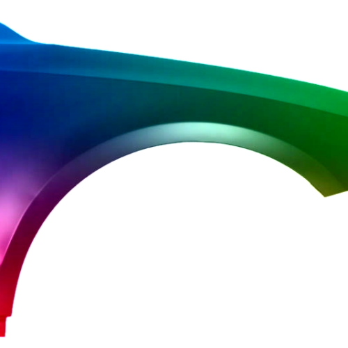 Parafango destro per AUDI Q5 8R 2009-2016 verniciato nel colore desiderato