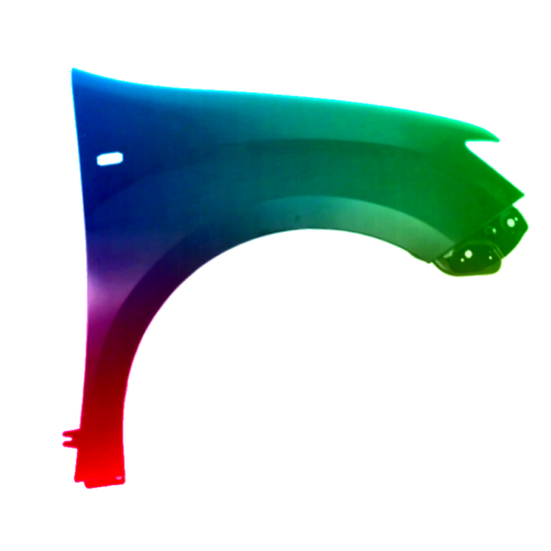 Parafango destro per Dacia Logan 2012-2021 verniciato nel colore desiderato