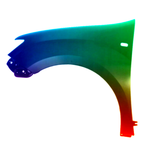 Parafango anteriore sinistro per Dacia Logan 2012-2021 verniciato nel colore desiderato