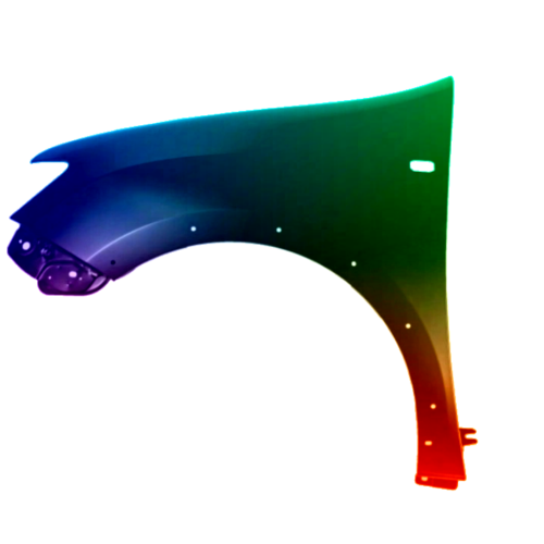 Parafango anteriore sinistro per Dacia Logan 2017-2021 Stepway verniciato nel colore desiderato