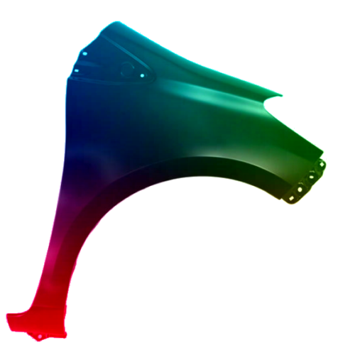 Parafango destro per TOYOTA Yaris 2011-2020 verniciato nel colore desiderato