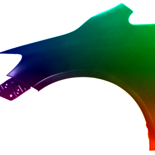 Parafango anteriore sinistro per VW GOLF PLUS 2005-2013 LD5Q Nuovo verniciato