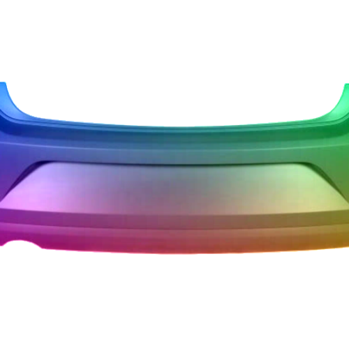 Paraurti posteriore WW Polo 6R 2014-2017 verniciato nel colore desiderato