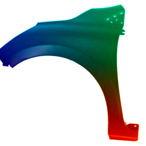 Parafango anteriore sinistro per Renault Clio IV 2012-2019 verniciato nel colore desiderato