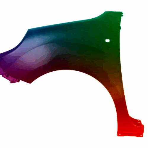 Parafango anteriore sinistro per Renault Kangoo 2013-2020 verniciato nel colore desiderato