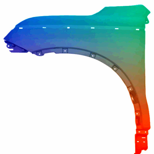 Parafango anteriore sinistro per Renault Koleos dal 2017 verniciato nel colore desiderato