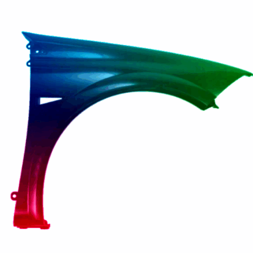 Parafango destro per Renault Megane II 2002-2008 verniciato nel colore desiderato