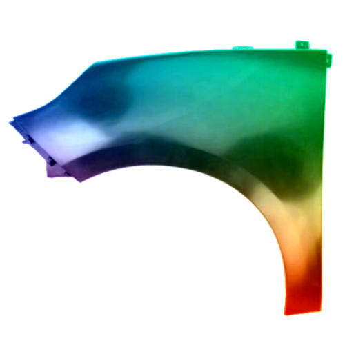 Parafango anteriore sinistro per Renault Scenic III 2009-2011 verniciato nel colore desiderato