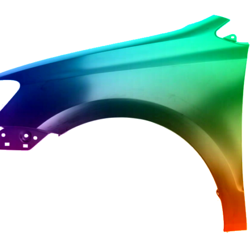 Parafango anteriore sinistro per VW Polo 6R 09-17 verniciato nel colore desiderato