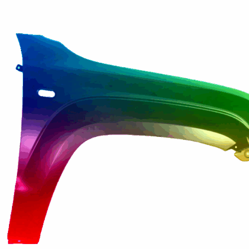 Parafango destro per VW Amarok del 2017 verniciato nel colore desiderato