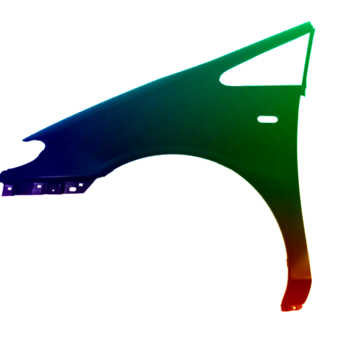 Parafango anteriore sinistro per Volkswagen Sharan, Galaxy, Alhambra 7M1 95-00 verniciato nel colore desiderato