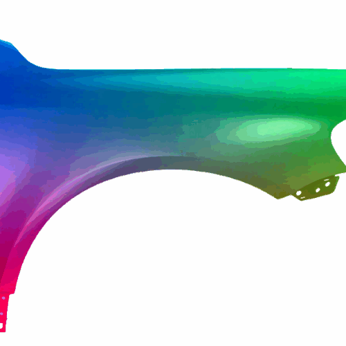 Parafango destro per VW Touareg 7L 2002 2006 verniciato nel colore desiderato