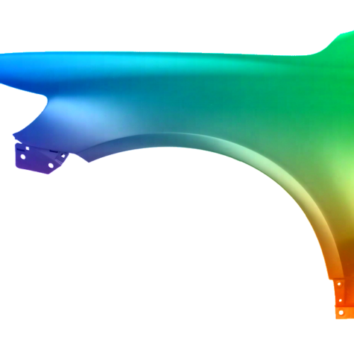 Parafango anteriore sinistro per VW Touareg 7L 2007-2010 verniciato nel colore desiderato