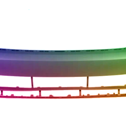 Paraurti anteriore per VW Passat B8 Dal 2014 SR 4xPDC verniciato nel colore desiderato