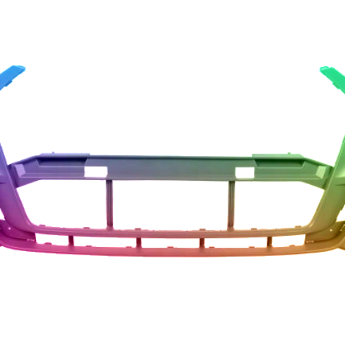 Paraurti anteriore per Audi A3 8V 16-20 SR verniciato nel colore desiderato