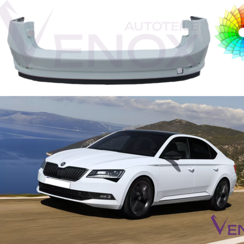 Paraurti posteriore Skoda SuperB Dal 2015 PDC+- verniciato nel colore desiderato