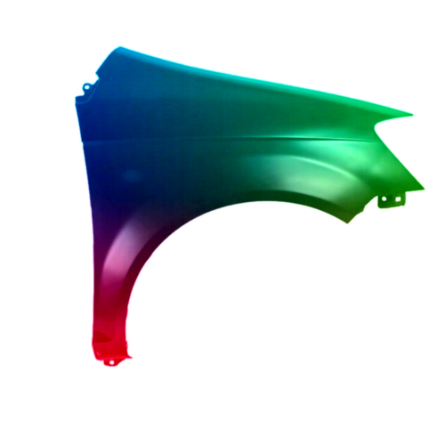 Parafango destro per Hyundai Getz 2002-2005 senza foro verniciato nel colore desiderato