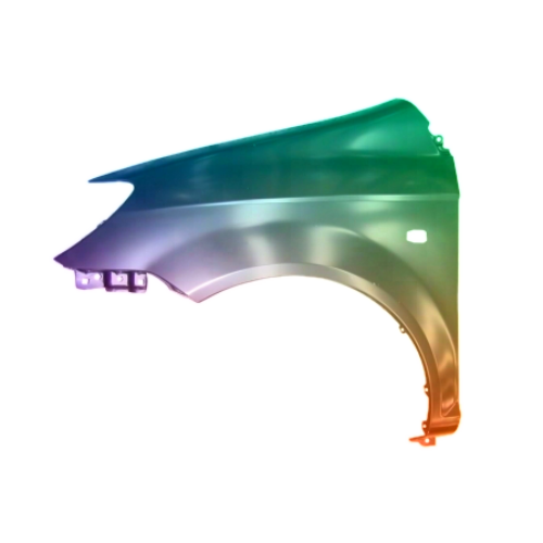 Parafango anteriore sinistro per Hyundai Getz 2005-2011 con foro verniciato nel colore desiderato