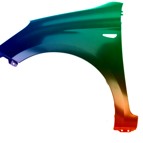 Parafango anteriore sinistro per Hyundai I20 2008-2012 con foro verniciato nel colore desiderato