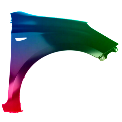 Parafango destro per Hyundai I20 2008-2012 con foro verniciato nel colore desiderato