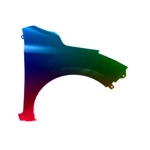 Parafango destro per Hyundai I20 2012-2014 senza foro verniciato nel colore desiderato