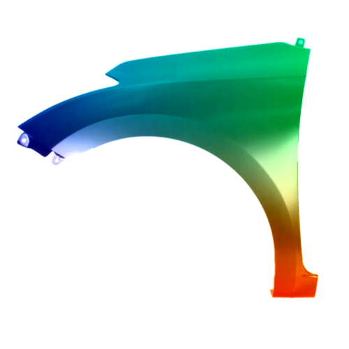 Parafango anteriore sinistro per Hyundai I20 2014-2020 Senza fori verniciato nel colore desiderato