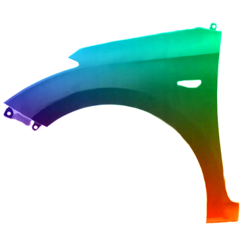 Parafango anteriore sinistro per Hyundai I20 2014-2020 con foro verniciato nel colore desiderato