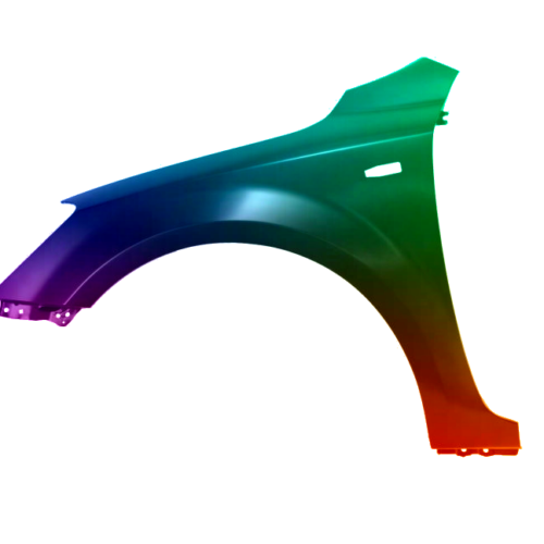Parafango anteriore sinistro per Kia CEE’D (ED) 2009-2012 verniciato nel colore desiderato