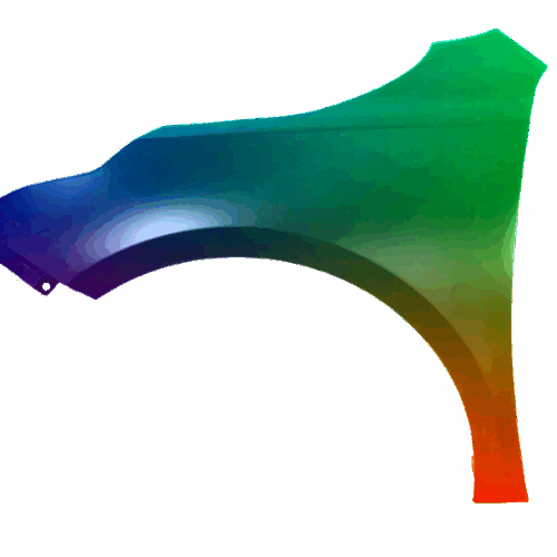 Parafango anteriore sinistro per Kia CEED Dal 2018 verniciato nel colore desiderato
