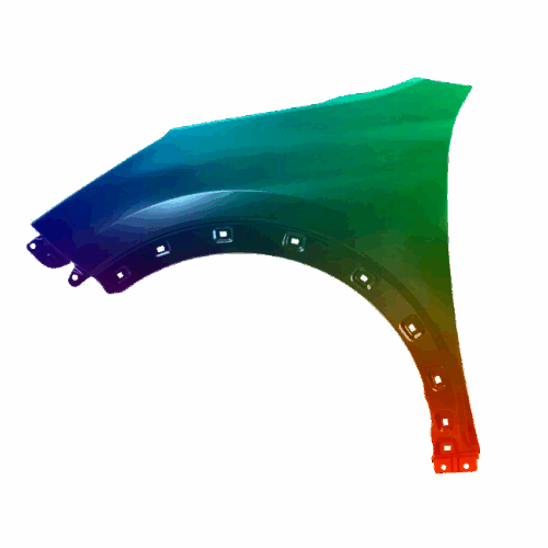 Parafango anteriore sinistro per Kia Niro 2016-2022 verniciato nel colore desiderato