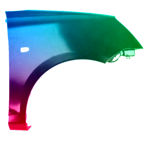 Parafango destro per Kia Picanto (SA) 2004-2008 verniciato nel colore desiderato