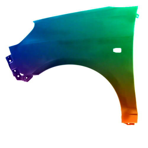 Parafango anteriore sinistro per Kia Picanto (SA) 2008-2011 verniciato nel colore desiderato