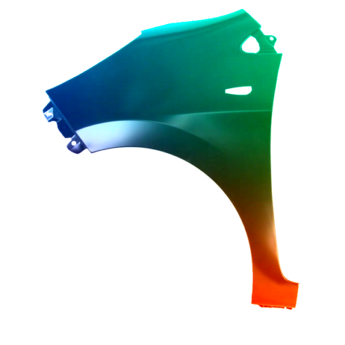Parafango anteriore sinistro per Kia Picanto (TA) 2011-2017 verniciato nel colore desiderato