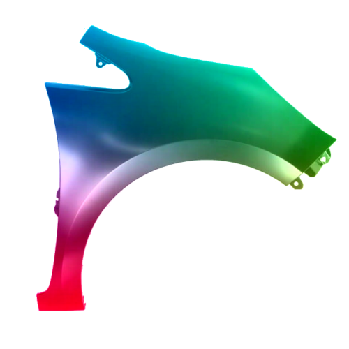 Parafango destro per Kia Rio (UB) 2011-2016 verniciato nel colore desiderato