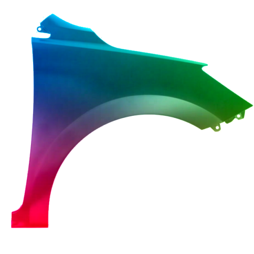 Parafango destro per Kia Rio dal 2016 verniciato nel colore desiderato