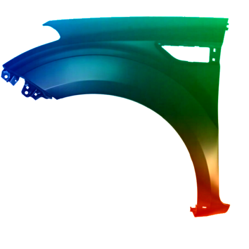 Parafango anteriore sinistro per Kia Soul (AM) 2008-2011 verniciato nel colore desiderato