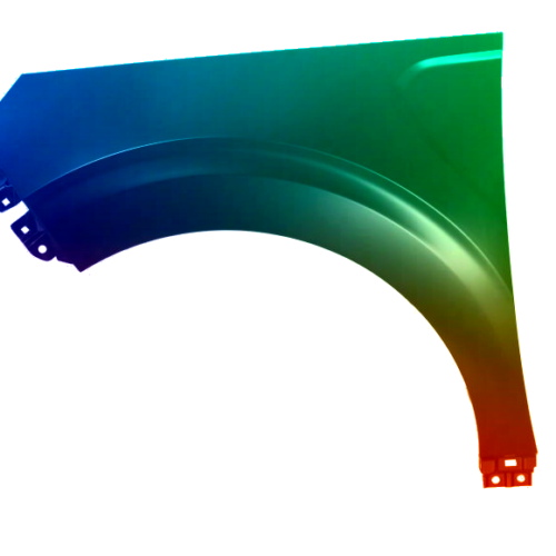Parafango anteriore sinistro per Kia Soul (SK3) Dal 2019 verniciato nel colore desiderato
