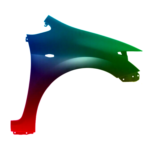 Parafango destro per Toyota Auris (E15) 2007-2010 verniciato nel colore desiderato