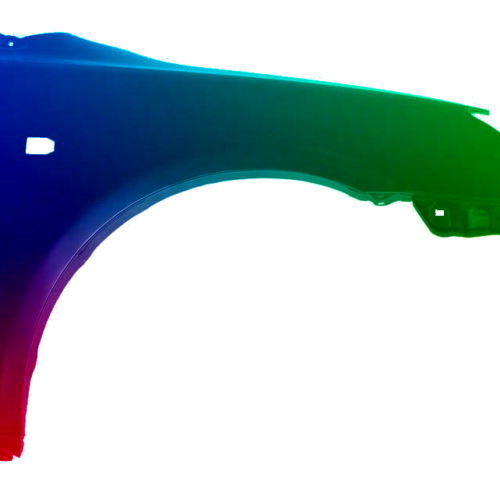 Parafango destro per Toyota Avensis (T25) 2003-2006 verniciato nel colore desiderato