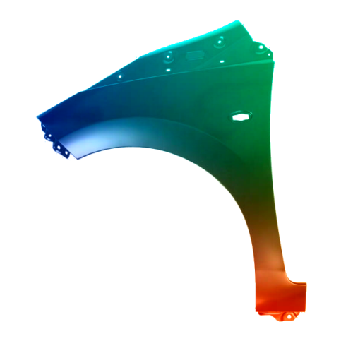 Parafango anteriore sinistro per Toyota Aygo 2014-2020 verniciato nel colore desiderato