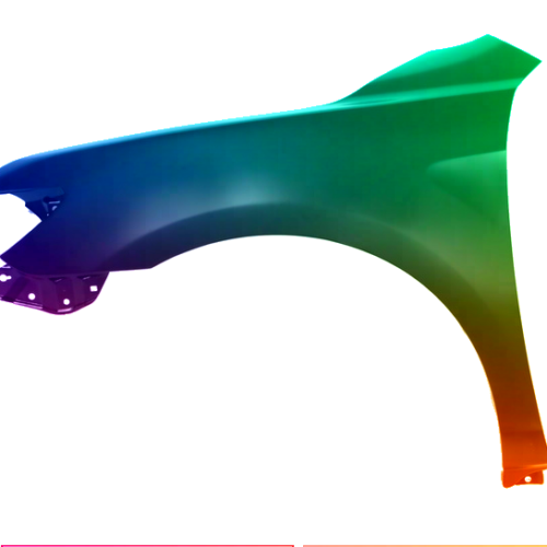 Parafango anteriore sinistro per Toyota Camry (XV40) 2006-2011 verniciato nel colore desiderato