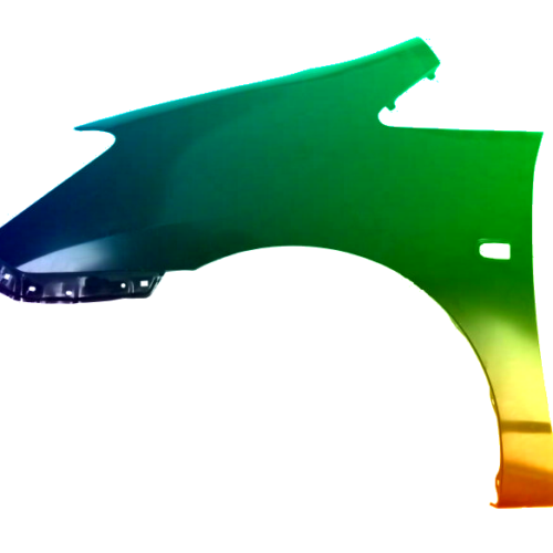 Parafango anteriore sinistro per Toyota Corolla Verso (E12J) 2002-2004 verniciato nel colore desiderato