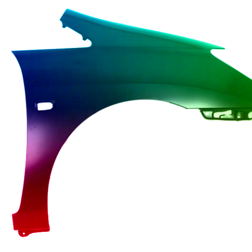 Parafango destro per Toyota Corolla Verso (E12J) 2002-2004 verniciato nel colore desiderato