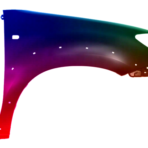 Parafango destro per Toyota Hilux (N70) 2005-2012 verniciato nel colore desiderato